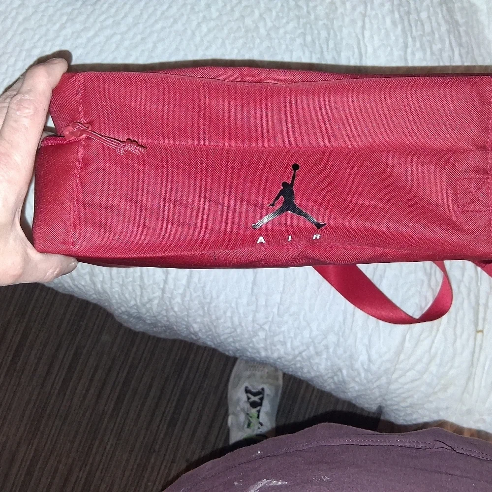 Jordan Men's Red Shoe / multi Purpose Bag NWT OS